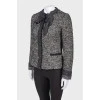 Tweed black and white jacket