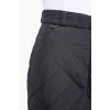 Quilted black shorts