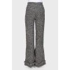 Houndstooth trousers